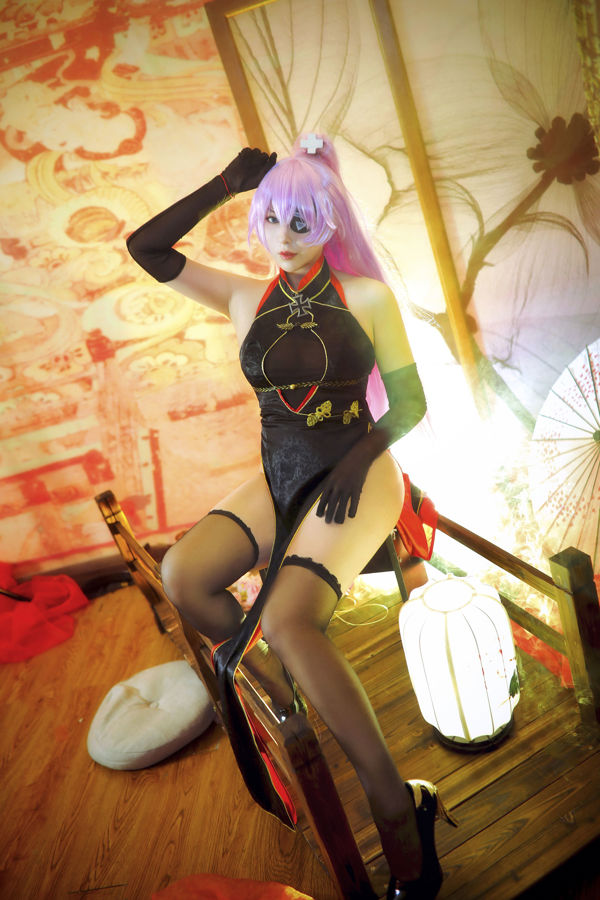 [Photo COSER de la célébrité Internet] Xiao Rongzai Gu Gu Gu - Sharnhorst Cheongsam