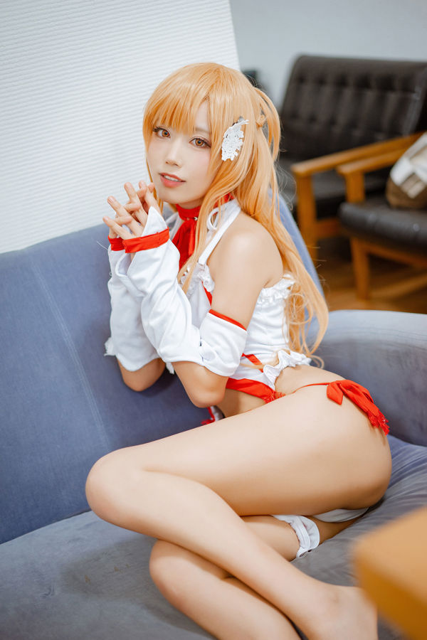 [Cosplay] Anime blogueur Cheche Celia - Asuna Lingerie
