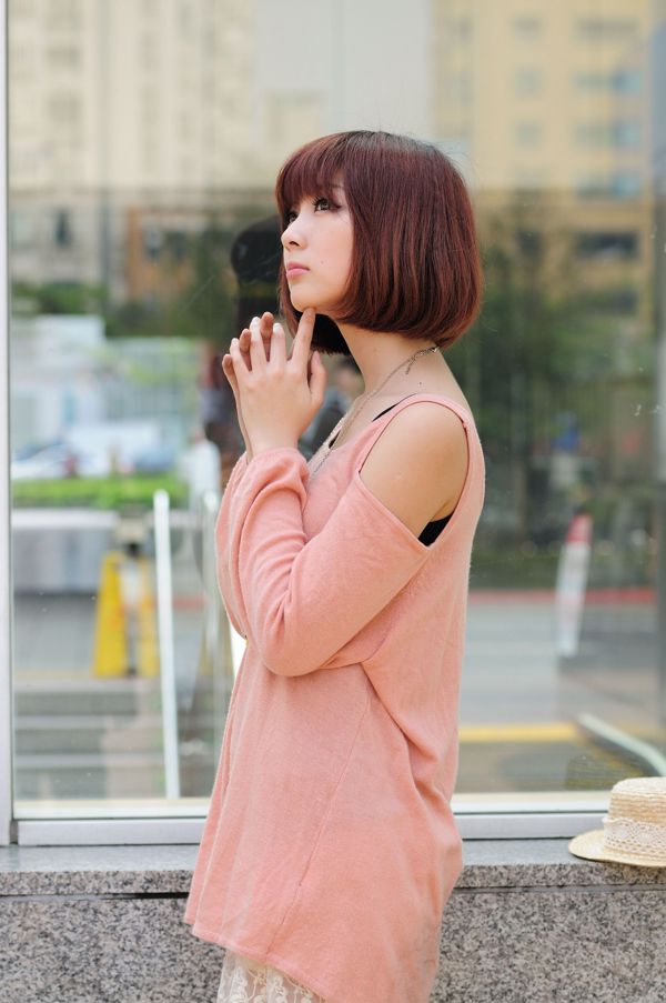 短发美女小猪patty《2组小清新街拍》